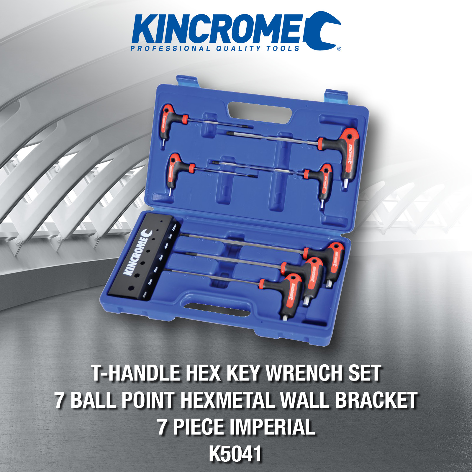 KINCROME THANDLE HEX KEY WRENCH SET 7 PIECE IMPERIAL K5041 eBay